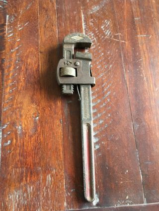 Vintage Walworth - Stillson 14 Inch Pipe Wrench Old Tools Usa