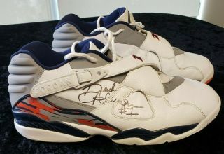 Derek Anderson Game Worn & Signed Shoes Beckett C.  O.  A.  12/26/2007