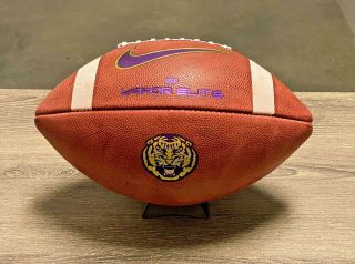 Lsu Tigers 2019 Champ.  Season Game Ball - Nike Vapor Elite Team Issued Football