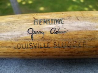 Jerry Adair 1967 Boston Red Sox Louisville Slugger 125 Game Bat U1 Model 3