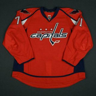 2015 - 16 Kevin Elgestal Washington Capitals Game Issued Hockey Jersey Meigray Nhl