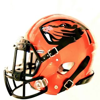 Oregon State Beavers Game Orange Football Helmet 46