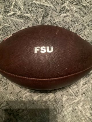 Florida State Seminoles Game Ball Nike Vapor One Leather Football 2019 Szn