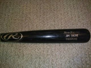 HOF Cleveland Indian Jim Thome Rawlings Adirondack Big Stick Game Bat 2