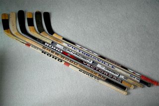 Joe Mullen - Hof - Flames - Game Autographed Hockey Stick W/coa - 502 Goals