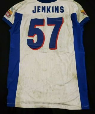 2001 Senior Bowl Kris Jenkins Maryland Player Issued Professional Model Jersey