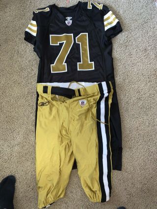 Charles Brown 2011 Orleans Saints Throwback Game Jersey And Pants