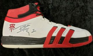 Tracy McGrady Game worn signed shoes Beckett Adidas 