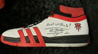 Tracy McGrady Game worn signed shoes Beckett Adidas 