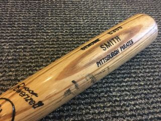 1990 - 94 Zane Smith Pittsburgh Pirates Game Bat Cracked Use 41 On Knob