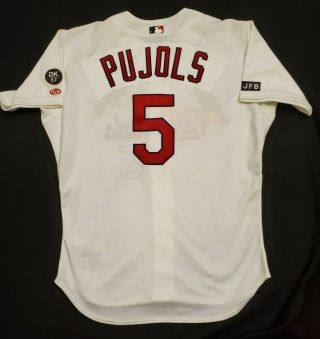 2002 Albert Pujols St.  Louis Cardinals Professional Model Pro - Cut Jersey