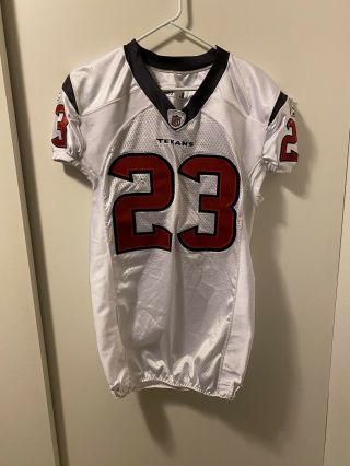 Arian Foster 2010 Houston Texans Game Worn Jersey Career High Game 3tds 231 Yds