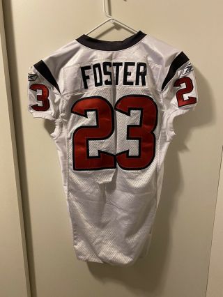 Arian Foster 2010 Houston Texans Game Worn Jersey Career High Game 3TDs 231 Yds 2