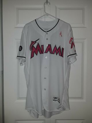Miguel Rojas,  Miami Marlins,  2017 Game,  Issued,  Mother 