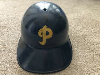 University Of Pittsburgh Pitt Panthers Game Worn Batting Helmet Early 70s