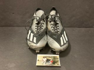 Tim Anderson Chicago White Sox Autographed Signed 2017 Game Cleats f 3