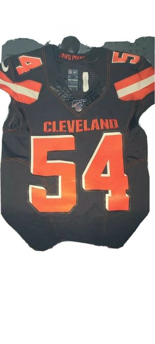 Game / Team Issued Cleveland Browns Oliver Vernon Jersey Signed Autographed