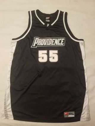 Game Worn Nike Providence Friars 55 Ncaa Big East Basketball Jersey 3xl Xxxl