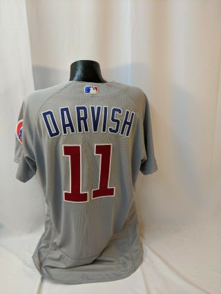 Yu Darvish 11 Team Issued Chicago Cubs Jersey Sz 44 Mlb Authenticated