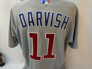 Yu Darvish 11 team issued Chicago Cubs jersey sz 44 MLB Authenticated 2