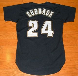 Houston Astros Mike Cubbage Game Worn 1998 Alternate Jersey (twins Rangers)