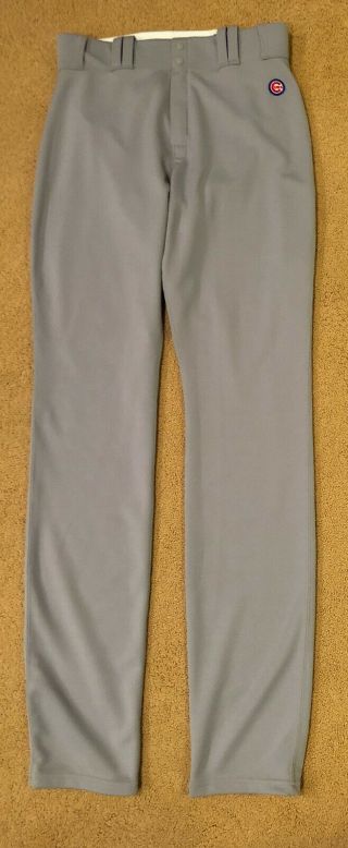 Mike Montgomery 2018 Game Worn Pants Chicago Cubs Mlb Holo 2016 Ws Champs