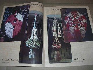 Whispers of the Frost Vintage Macrame Pattern Book 12 Projects Owl Lion 2