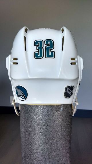 Miroslav Zalesak San Jose Sharks White Nike 4000 Helmet