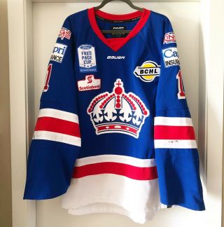 Bchl Team Issued Prince George Spruce Kings 1 Goalie Cut Jersey Size 58g