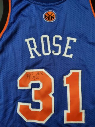 Malik Rose York Knicks Game Worn Jersey san antonio spurs tim duncan era 3