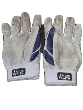 Jose Altuve 2013 Houston Astros Game Worn Louisville Slugger Batting Gloves