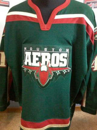Mike Smith Houston Aeros Game Worn Jersey Ahl Oilers