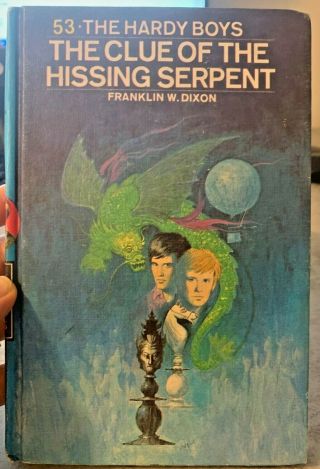 The Hardy Boys 53: The Clue Of The Hissing Serpent (vintage 1974 Printing)
