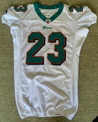 Ronnie Brown Game Worn Miami Dolphins Jersey