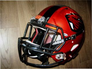 2017 Oregon State Beavers Game Orange Football Helmet - 46