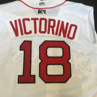 Shane Victorino Game 7/11/2014 Boston Red Sox Minor League Jersey 2