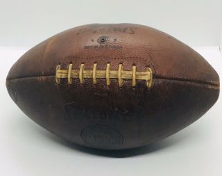 Vintage 1960 ' s American Football League AFL Spalding J5 - V Football College? 2