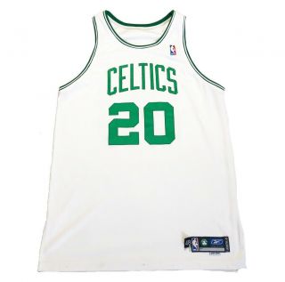 Gary Payton Game Issued Worn 04/05 Celtics Jersey Auto’d