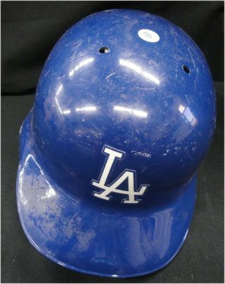 La Dodgers 81 Authentic Team Issued Mlb Helmet 2012 Season Size 7 3/8 Ek 217879