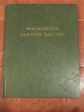 Whitman Vintage 1958 Washington Quarter 9215 Album 1932 - 1960 Extra Room For Add