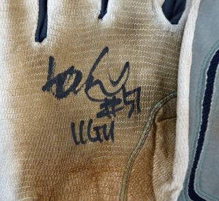 Ichiro Suzuki Autographed 2011 Game Batting Gloves Signed Cert 11 GU 173985 2