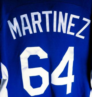 Ozzie Martinez Team Issue Batting Practice Jersey 2013 La Dodgers 64 Size 46