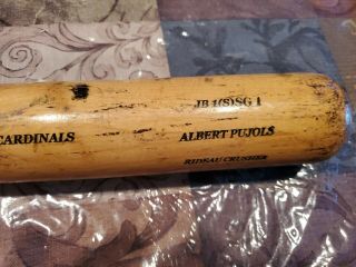 Albert Pujols game bat.  Guaranteed authentic.  acquired at Cardinal stadium 2