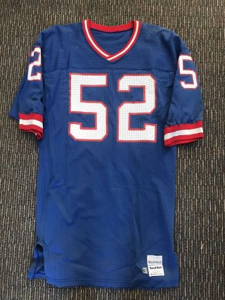 Authentic Vintage Ny Giants Signed Game Worn Jersey
