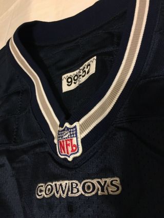 Authentic Nike Dallas Cowboys Game Issued Jersey 72 Simmons / SZ 52,  Length 3