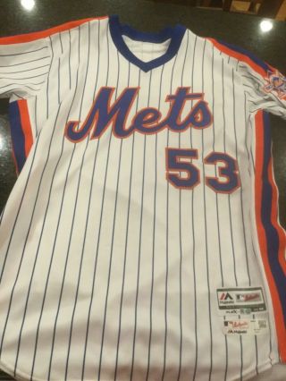 York Mets Game Worn Home And Away 1986 Throwback Jerseys
