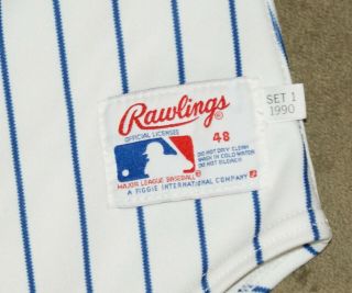 1990 Milwaukee Brewers 65 Game Worn Jersey Size 48 Baseball Jersey 2