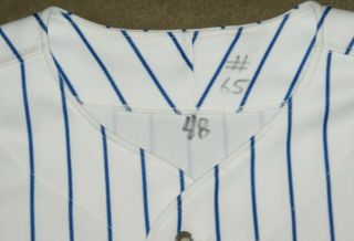 1990 Milwaukee Brewers 65 Game Worn Jersey Size 48 Baseball Jersey 3