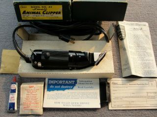 Vintage Oster Model A2 Small Animal Pet Electric Clipper Clippers,  Nr