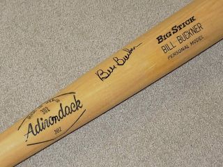 Bill Buckner Game Signed Bat Los Angeles Dodgers Cubs Red Sox